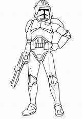 Clone Commander Cody Trooper Starwars Clones Coloriages Drawingtutorials101 Bly Yoda Fett Série était Dès Début Particularité Connexes Une Force sketch template