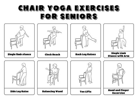 printable chair yoga exercises