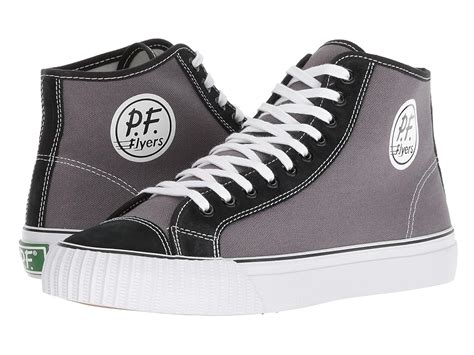 pf flyers center  greyblack mens lace  casual shoes