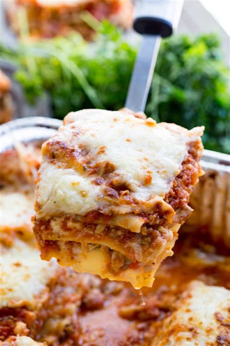 traditional lasagna recipe easy peasy meals