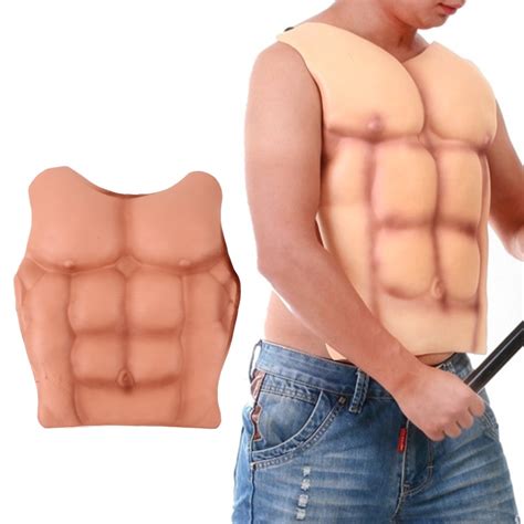 Halloween Fake Chest Halloween Creative Fake Muscle Prop Costume Funny