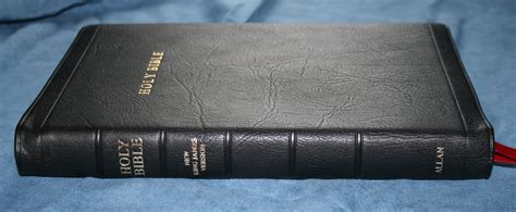 allan  king james version classic reference edition black highland goatskin review