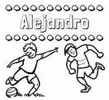 Alejandro sketch template