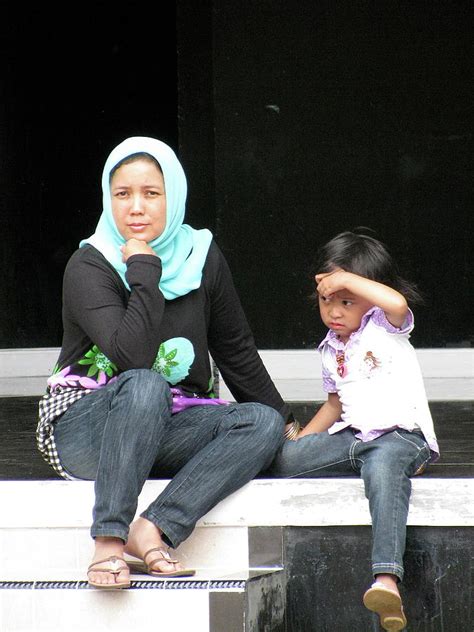Indonesian Mom And Daughter Photograph By Al Heuer Fine Art America
