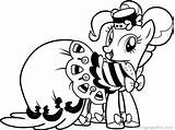 Pages Pony Coloring Little Dash Pinkie Pie Rainbow Printable Getcolorings sketch template