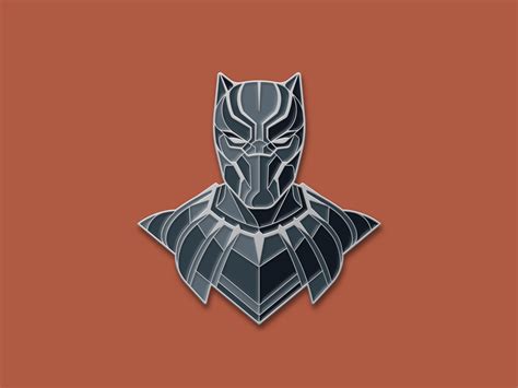 black panther pins by dkng on dribbble