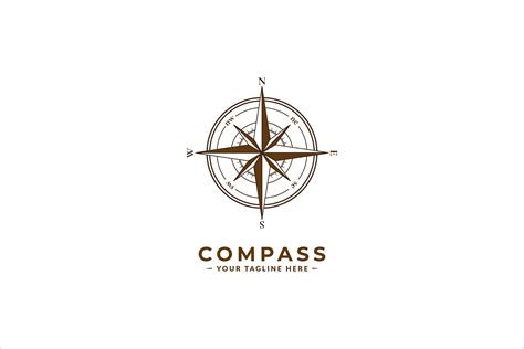 compass logo vector design graphic  sabavector creative fabrica