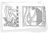 Horus Eye Coloring Designlooter 425px 74kb sketch template