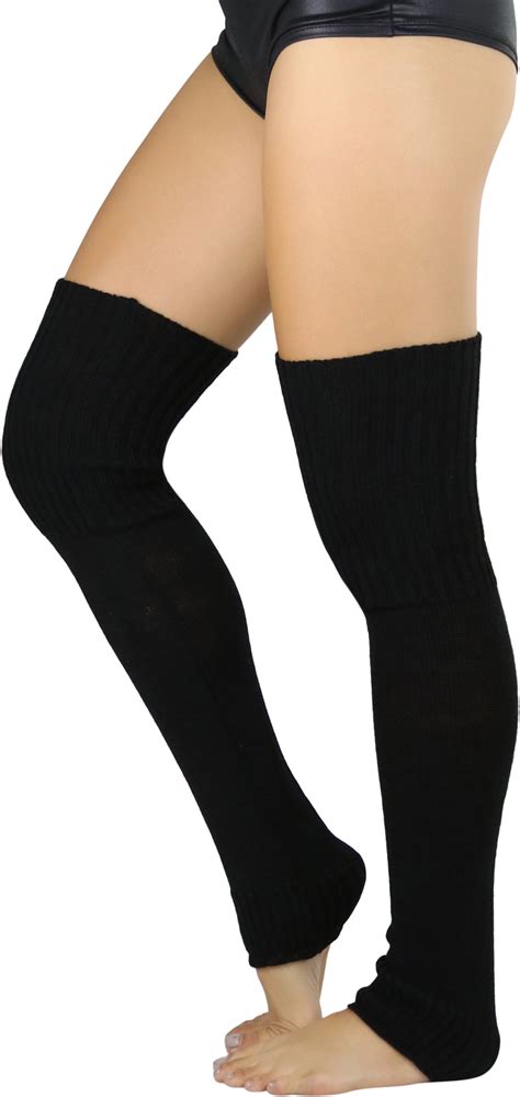Tobeinstyle Women S Extra Long Ribbed Leg Warmers Ebay