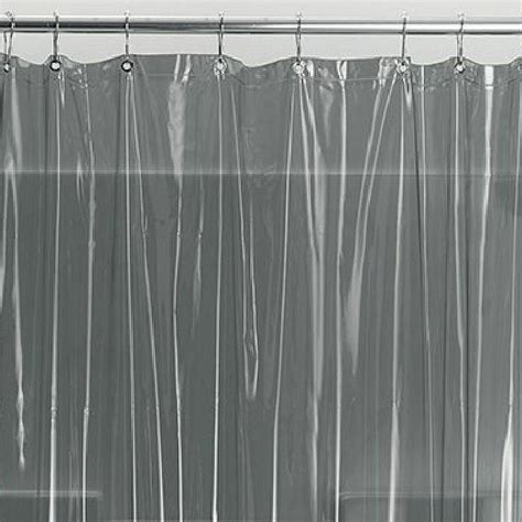 Heavy Vinyl Shower Curtain Liner In Smoke Extr