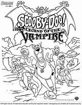 Doo Scooby Coloring Pages Printable Color Cartoon Vampire Sheets Halloween Kids Print Gang Loon Books Colouring Character Valentines Disney Adult sketch template