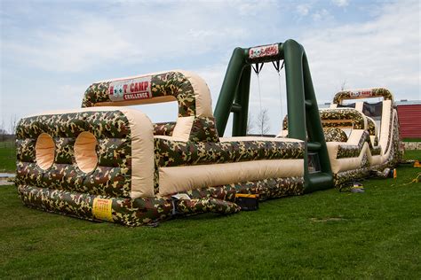 boot camp challenge air bounce inflatables party rentals  hamilton burlington niagara