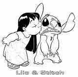 Stitch Coloring Lilo Pages Cute Disney Ohana Drawing Printable Kids Elvis Colouring Color Print Getdrawings Getcolorings Colorin Kiss Friend Pdf sketch template