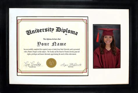 denison university diploma frame degree frames school picture framing
