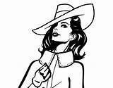 Sophisticated Coloring Coloringcrew Woman sketch template