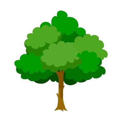 copac verde cu trunchi puzzle