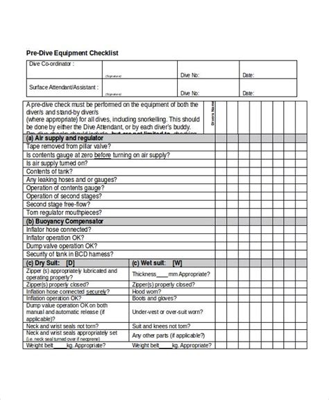 checklist templates   printable word excel  checklist template checklist