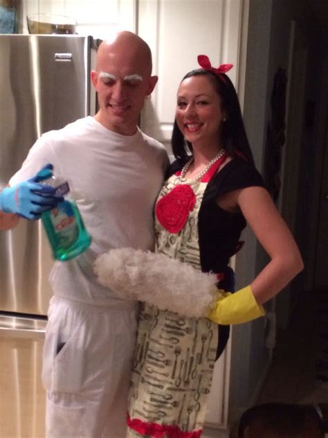 mr clean team mr clean couples costume mens halloween