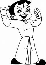 Bheem Chota Chhota Mighty Raju Wecoloringpage Doraemon Birthday sketch template