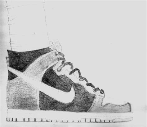 nike shoe sketch  infamousintellectual  deviantart