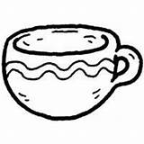 Tea Cup Coloring Surfnetkids Pages sketch template