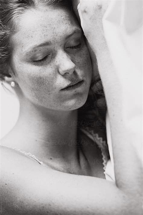 Young Woman Resting In A Bed By Stocksy Contributor Vera Lair Stocksy