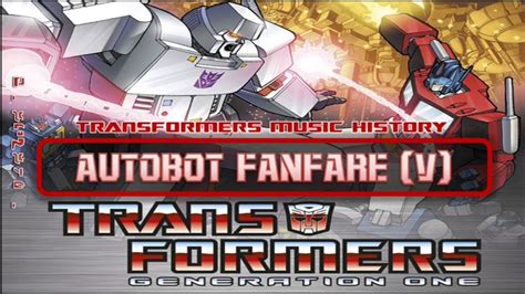 Transformers G1 Soundtrack Autobot Fanfare 5 Cartoon