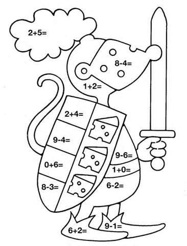 coloring page  numbers   image   cartoon character