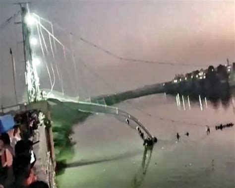 morbi bridge collapse toll rises   rescue operation