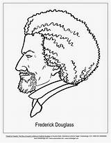 Coloring Douglass Frederick Popular sketch template