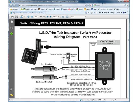 bennett trim tab switch wiring diagram