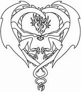 Coloring Dragon Pages Dragons Celtic Adult Printable Two Fantasy Wyvern Heart Tattoo Baby Urbanthreads Designs Book Sheets Patterns Awesome Urban sketch template