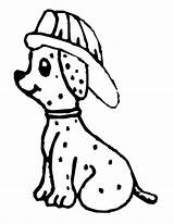 Dog Fire Coloring Pages Drawing Sitting Down Dalmatian Cute Sparky Color Paintingvalley Drawings Getdrawings Popular sketch template