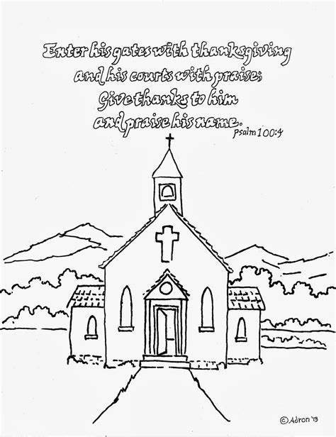 coloring pages   church coloring home