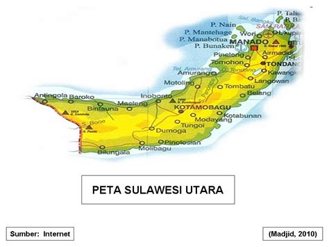 peta digital peta provinsi sulawesi utara