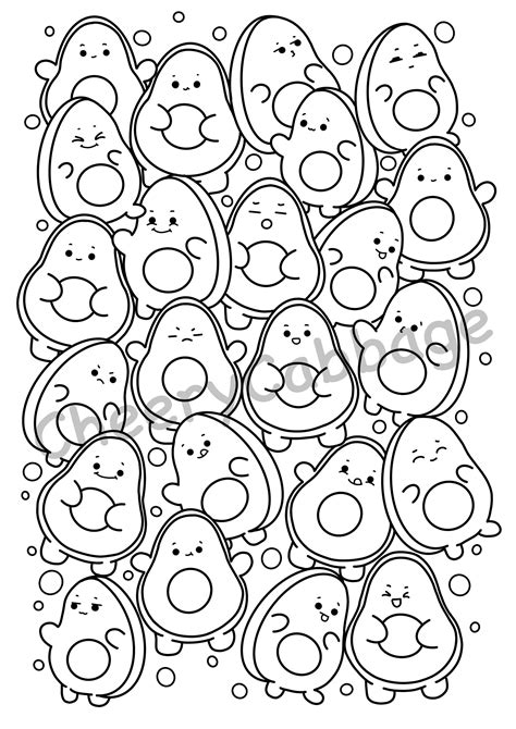 kawaii doodle coloring pages   goodimgco