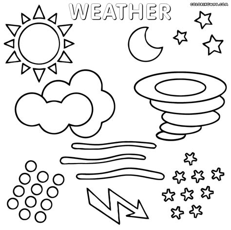 weather coloring pages    print page preschool coloring