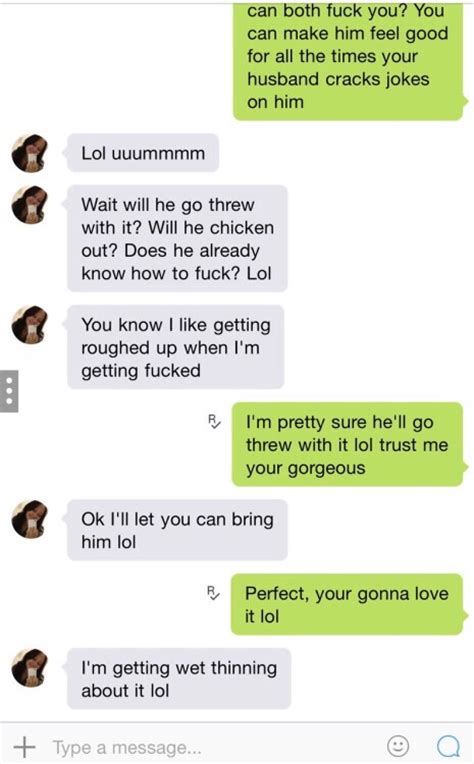 wife text messaging about a cheating threesome freakden