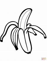 Banane Kolorowanki Banan Supercoloring Kolorowanka Disegnare Druku sketch template