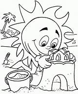 Coloring Pages Fishing Boy Popular sketch template