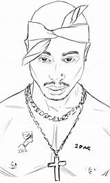 Tupac 2pac Shakur Singers Skizze Raperos Rostros Gangster Drawdoo Skizzenbuch Grafitis Increíbles Lápiz Lapicero Pac Tristes Getdrawings Goku Zeichnen Zeichnung sketch template