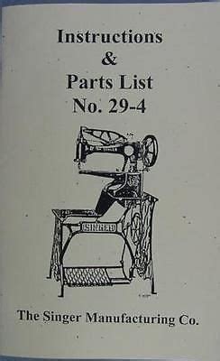 singer   sewing machine instruction  parts manual