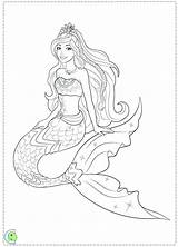 Mermaid Coloring Pages Barbie Mermaids Kids Easy Realistic Beautiful Printable Drawing Tail Tails Getcolorings Fairy Color Colouring Princess Getdrawings Line sketch template