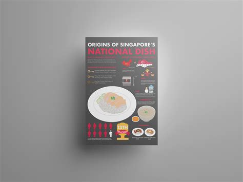 hainanese chicken rice infographic on behance