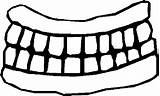 Mouth Coloring Printable Pages Dental Hygiene Doctors Kids Color People sketch template