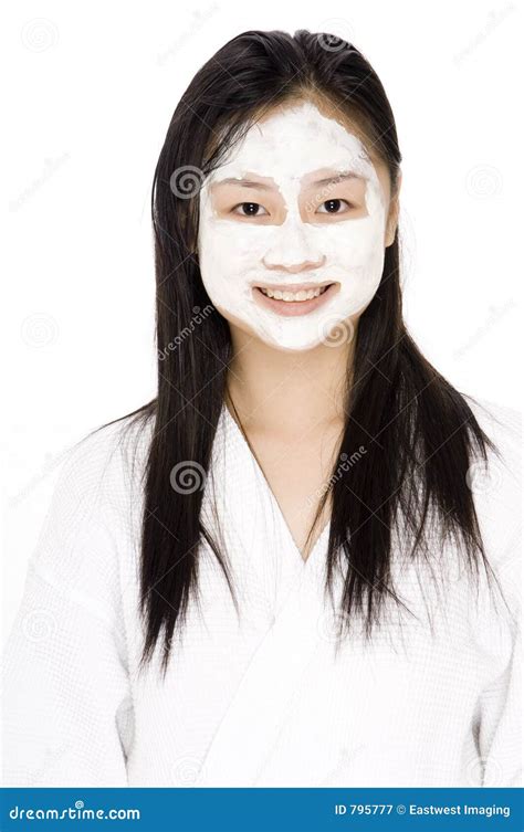 face pack stock image image  attractive bath facial