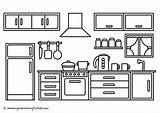 Colorir Roupa Cabinets Fofo Ius sketch template