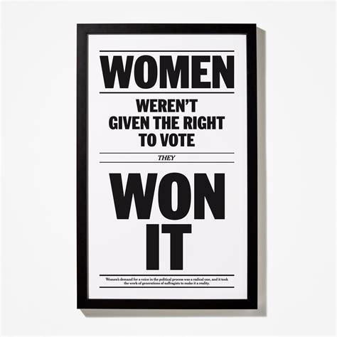 women s right to vote poster the new york times store
