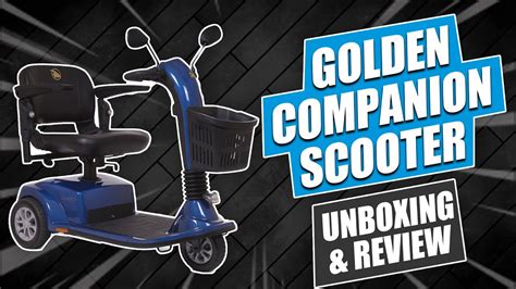golden companion mobility scooter review demo youtube