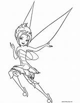 Periwinkle Tinkerbell Rosetta Fairies Disneyclips Tinker Tudodesenhos Desenho sketch template